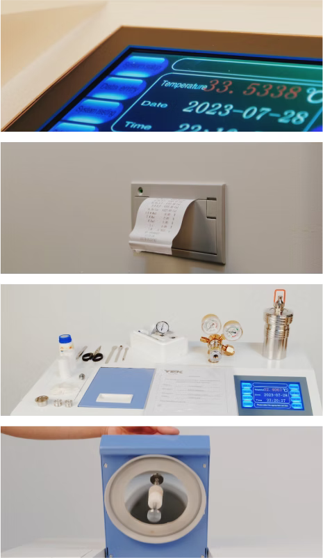 YEK-306 oksijen bombalı kalorimetre kömür analiz cihazı - Küçük görsel 3